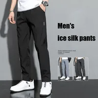 Spring and Autumn Men's Golf Pants High Quality Elastic Fashion Casual Business Versatile Breathable Trousers Pants Slim Fit