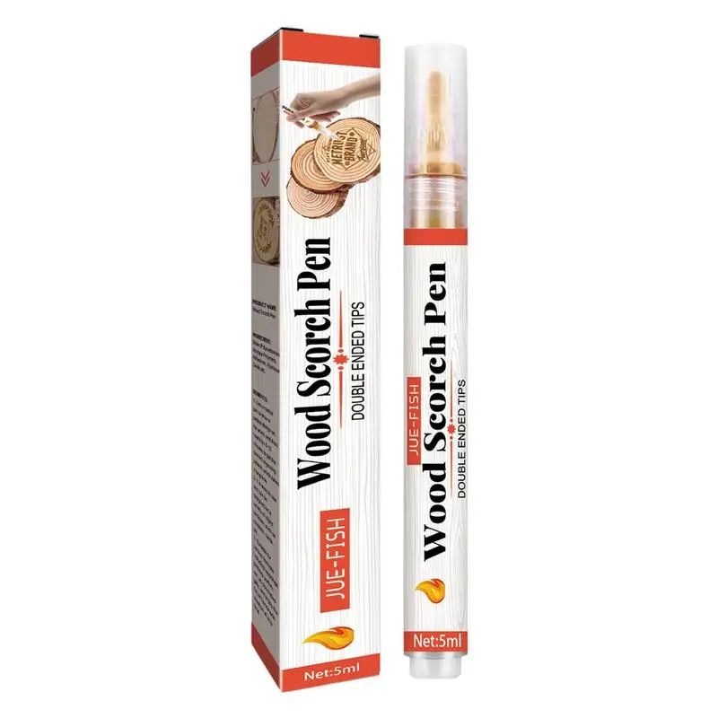 5Ml Quick Creative Wood Burning Pen Torch Paste Set Pennarelli A Penna Per Scorch Per Pittura Su Legno Fai Da Te Adatta A Artisti E Principianti