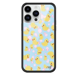 Charming Pink Wildflower 3D Cartoon Phone Case Cover - iPhone 12 Pro (F24 - 7)