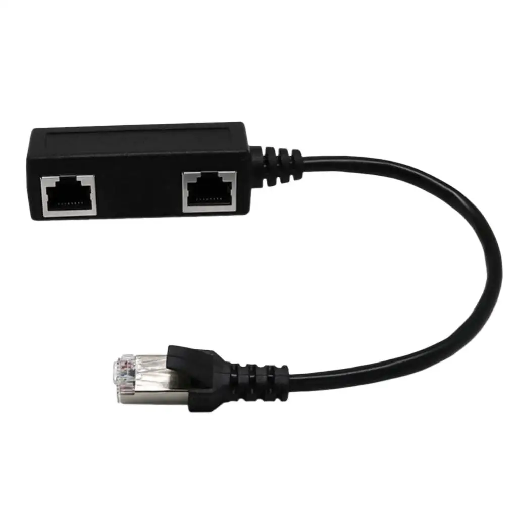 12방향 LAN 이더넷 네트워크 케이블 분배기 커넥터 어댑터