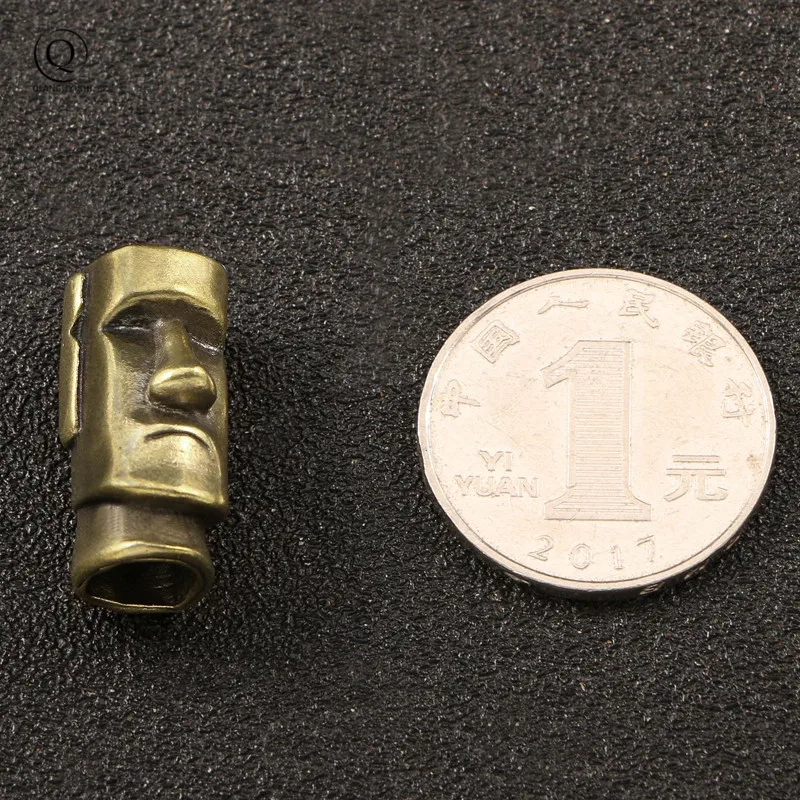 Wudaizhi Cerles Lanières En Laiton Mini Spine Paracord Perles Couteau Pendants Paracord Perles Pentures Umbrella Rope Bricolage Accessoires