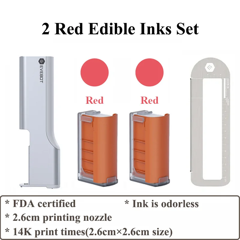 Evebot 食品グレードのポータブル PrintPen ハンドヘルド