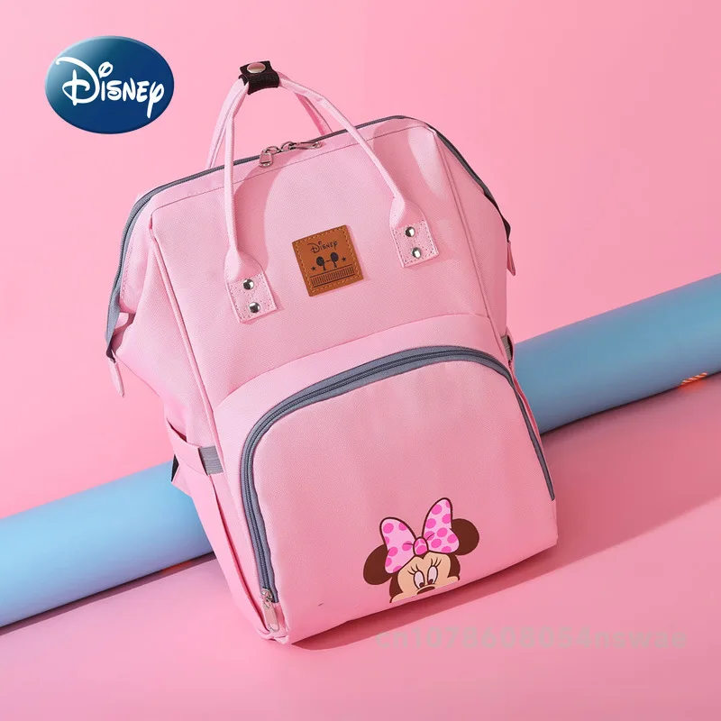 Disney's Diaper Bag Backpack Luxury Brand Fashion Baby Bag Cartoon Cute Baby Diaper Large Capacity Multi Function for diaper bag,diaper backpack