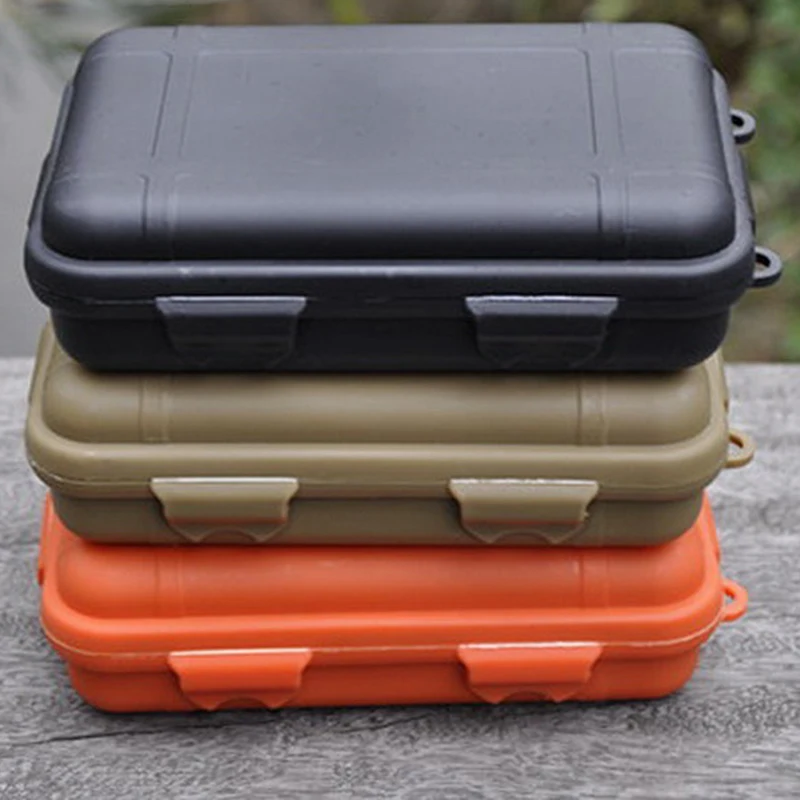 L Size Outdoor Plastic Waterproof Sealed Survival Box Container