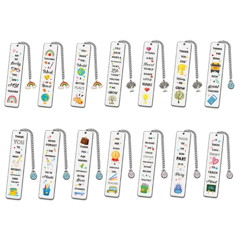 

Color Printing Bookmarks with Chain Reading Gift for Book Lover Reader Writer Dropship