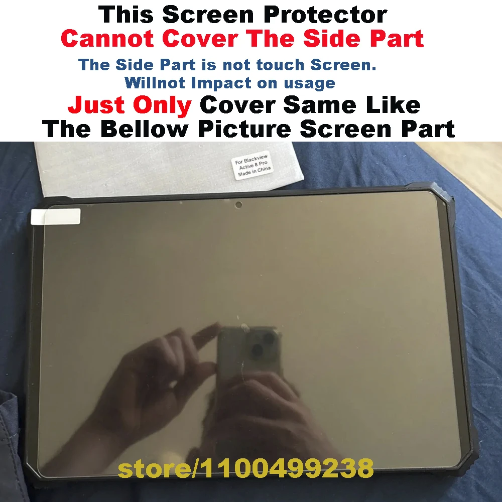 HD Tablet Tempered Glass Clear Screen Protector For Blackview Active 8 Pro Protective Front Glass Film 4