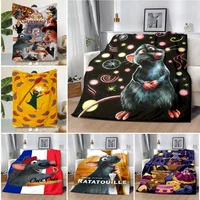 Disney Cartoon Cute Ratatouille Printed Blanket Picnic Blankets Warm Blanket Soft Comfortable Blanket Home Travel Birthday Gift 1