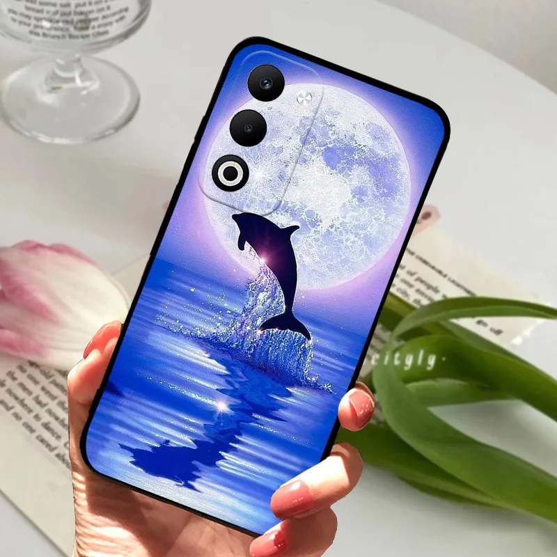 Cool Wolf Lion Fashion Painted Silicone Soft TPU Phone Case Cover