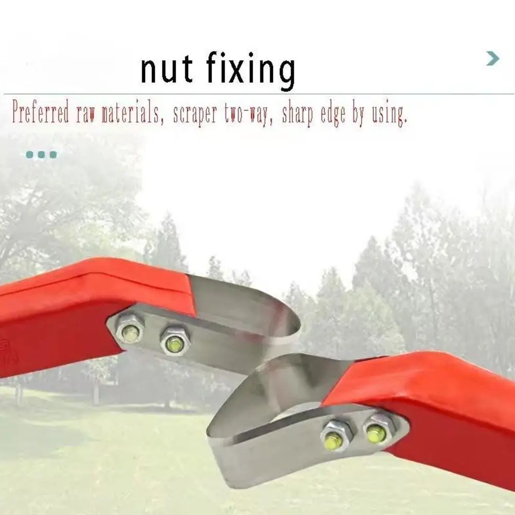Multi-purpose Scraper Tree Bark Scraper Gardening Bark Shave Removal Tool Folding Log Peeler Debarking Tool Stripping