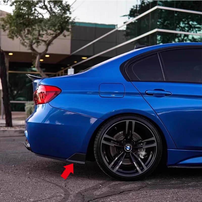 Real Carbon Fiber G20 G28 E92 F30 F35 BMW 3 Series rear corner bumper spoiler Diffuser Wrap AngSide Splitters modify Body Kits