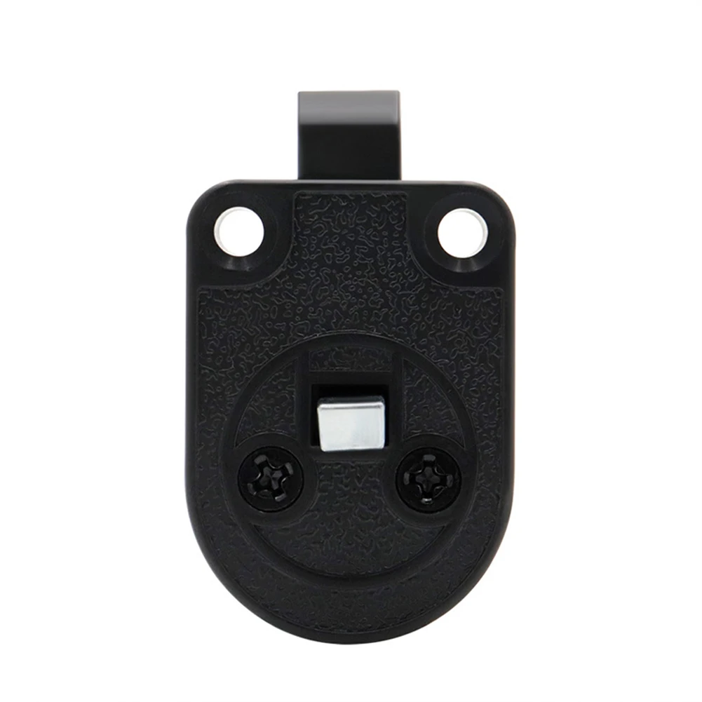 Cabinet Lock Push Button Lock ABS Base Alloy Pull Handle Corrosion-resistant Plastic Materials Reliable Lock Sturdy Construction