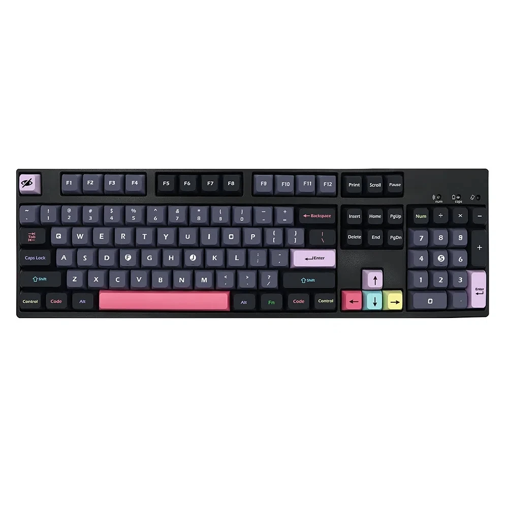Gmk Dracula-teclado Mecânico Preto Xda Perfil Pbt Keycap Dye-sub Inglês Custom Keycaps 133 Teclas 61 Teclas 64 Teclas 68 Teclas 75 Teclas - Imagem 6