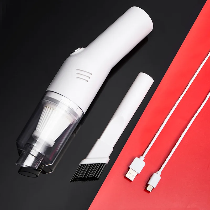 1 Car Vacuum Cleaner 120W Wireless Charging Car Dry and Wet Dual Purpose Pet Hair Handheld Mite Removal Household Vacuum Cleaner