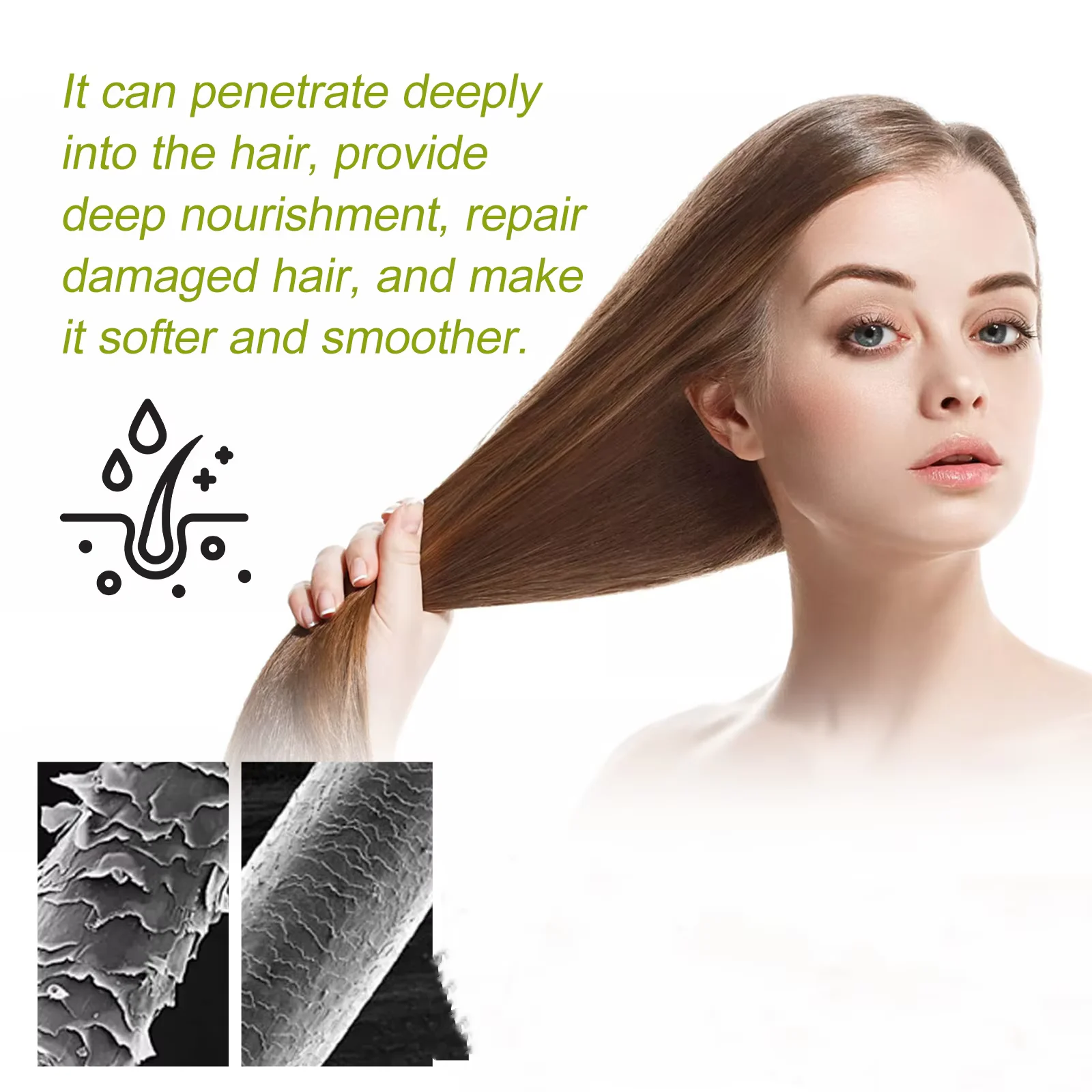 Original Amla Oil Hair Growth Moisturizing Smoothing Repair Damaged Dry Frizzy Ends Split Scalp Treatment Hair Mask Conditioner - Image 5