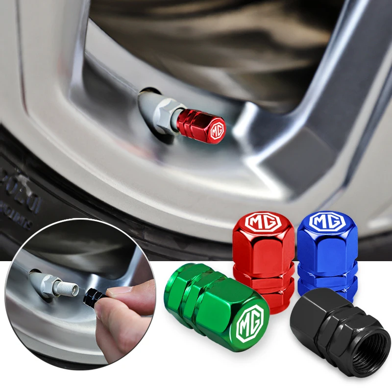 4Pcs Car Tire Valve Caps Metal Tyre Air Stems Cover For Morris Garages
