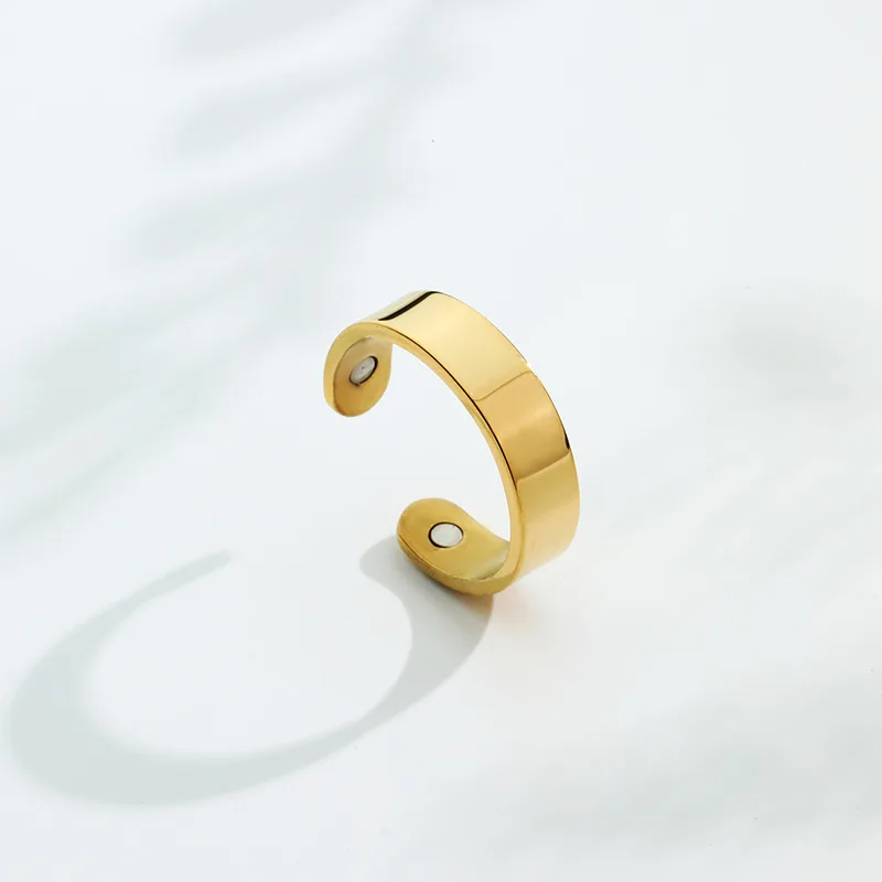Ultra Strength Magnetic Therapy Ring - Stainless Steel Copper Anti-Snoring Solution
