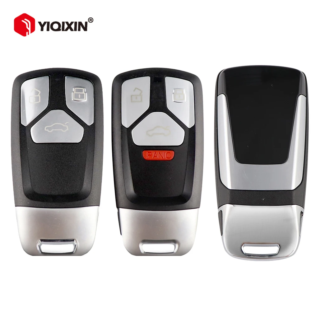Premium Remote Car Key Shell Fob Cover Case - Smart Key Design, 3/4 Button, No Logo