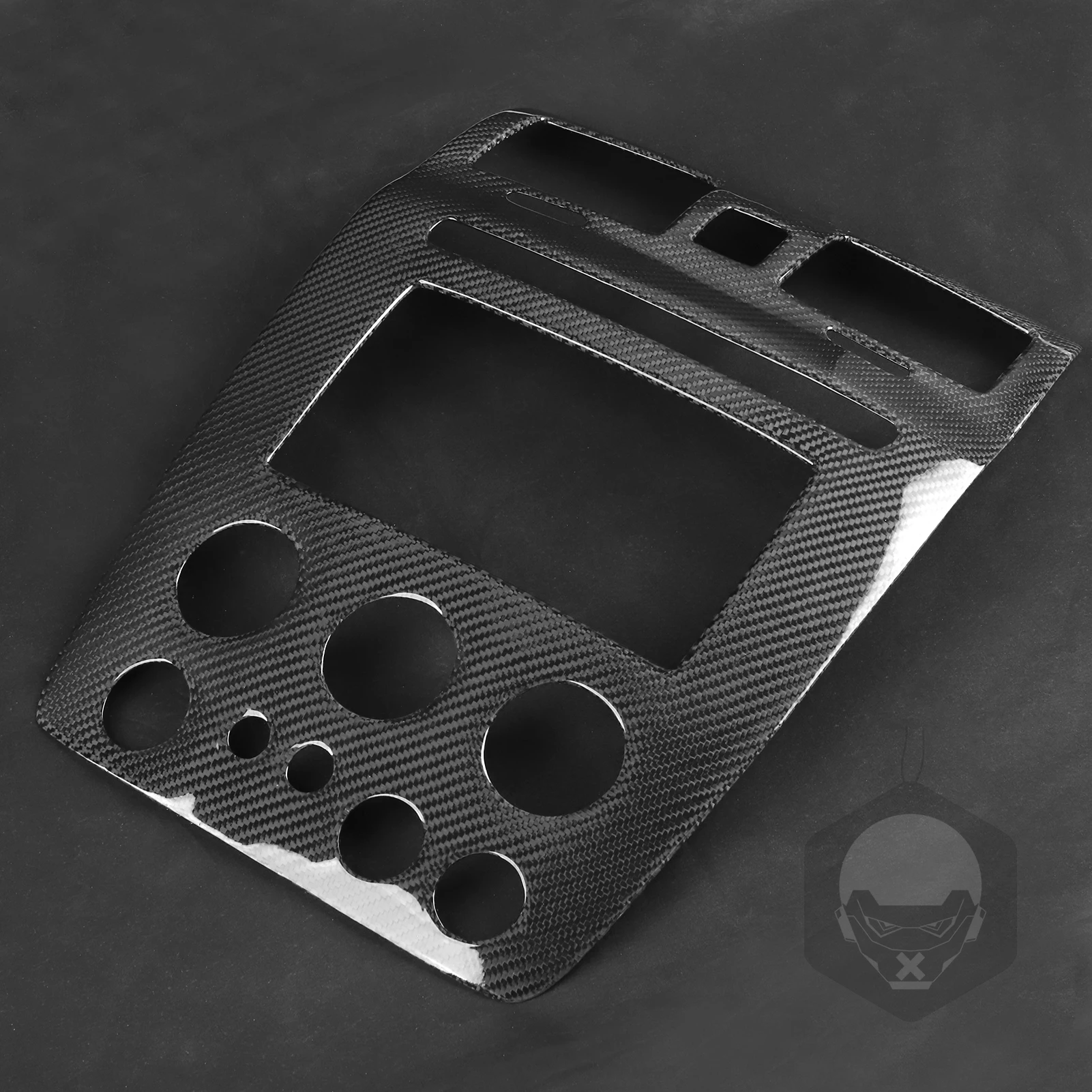 For Hummer H3 2007-2010 Dashboard Window Lift Armres Box Gearbox Panel Cover Real Carbon Fiber Hardware Car Interior Accessories