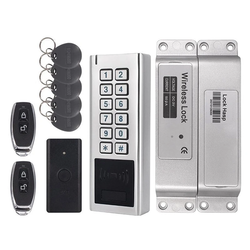 

Outdoor Smart Door Lock Kit DIY Password Swipe Card Access Control All-In-One Machine Waterproof Access Control System