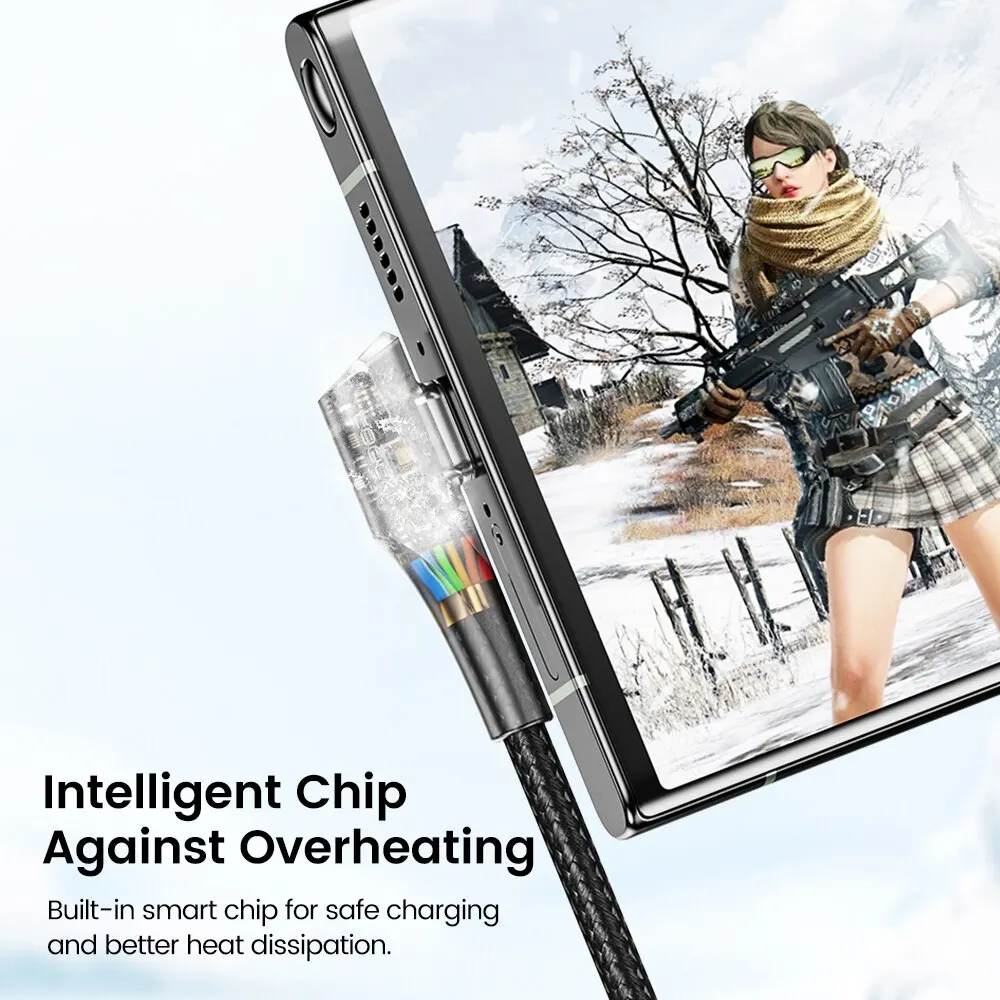 Toocki-USB كابل شحن سريع ، شحن سريع 3.0 ، نوع C ،...