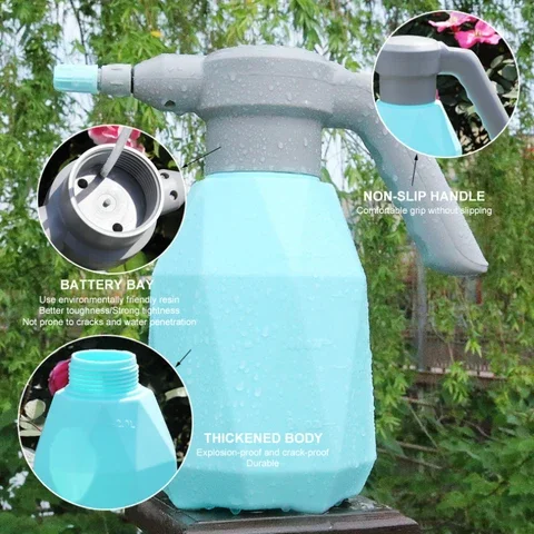 

Electric 2L Garden Sprayer Automatic Plant Watering Can Bottle Garden Sprayer Bottle Gardening Watering Can Adjustable Nozzle