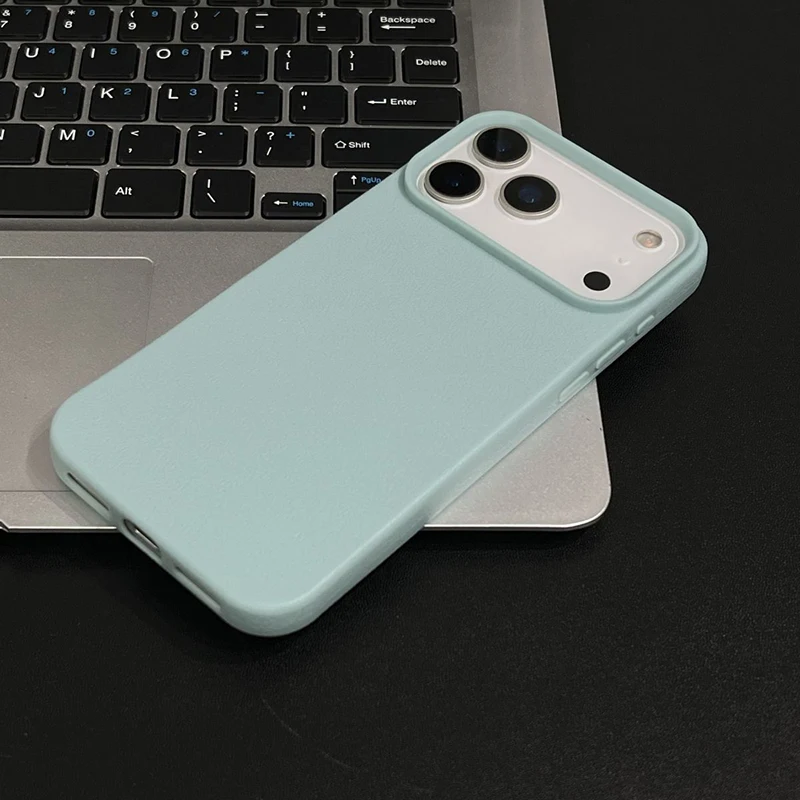 Chic Candy Color Litchi Patterned Shockproof Phone Case