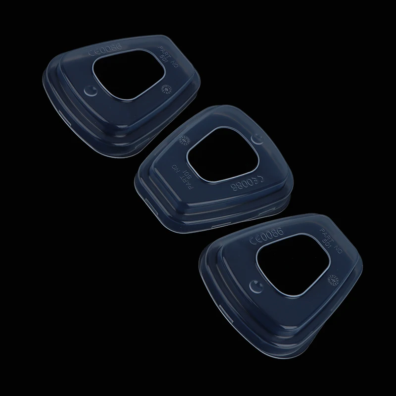 Anti-dust Retainer Case Safety Respirator Part 501 Filter Adapter Plastic Cover 10PCS For 501 6800 6001 5N11 5P71 7502 6200