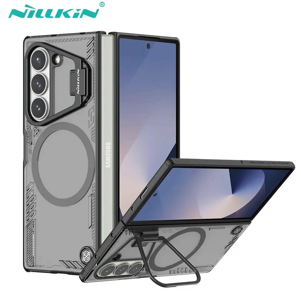 Nillkin MagSafe Case For Samsung Galaxy Z Fold 6 5G Magnetic Anti Shockproof Back Cover for Samsung Z Fold 6 With Camera Holder