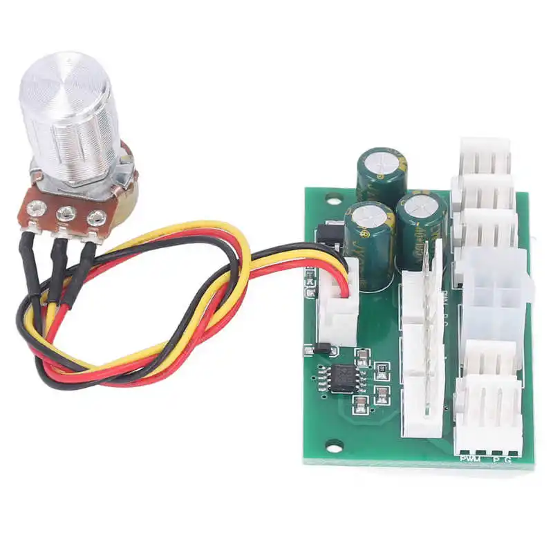 DC 12VCooling Fan Hub PWM PC Chassis 8 Way Splitter Motor Speed Controller Module 4 Pin Adapter