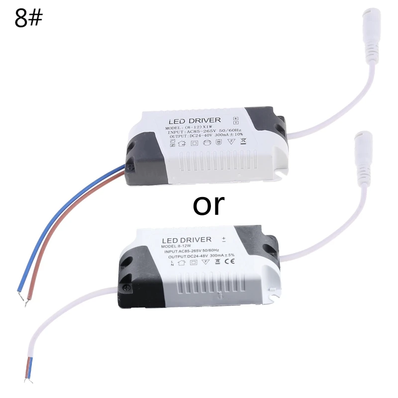 4-7/8-12/12-18/18-25W LED 스트립 조명 변압기 전원 공급 장치 AC85-265V 내구성