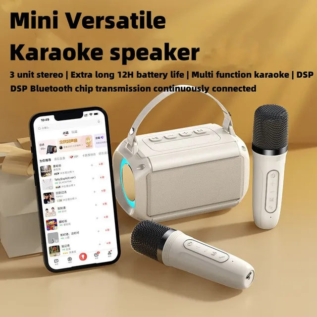 RGB Subwoofer Bluetooth Speaker HIFI Stereo Parlantes Home Theater Para Casa  Sound System Karaoke Speaker Wireless Microphone - AliExpress