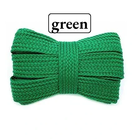 Premium Quality Colored Flat Soft Laces for Sneakers - 2cm Wide, Thickened Design