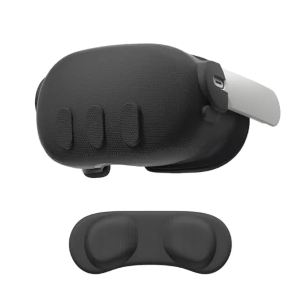 

Anti-Scratch VR Lens Cover New Headset Lens Anti-Dirty Accessories Black Soft EVA Cover for Meta Quest 3