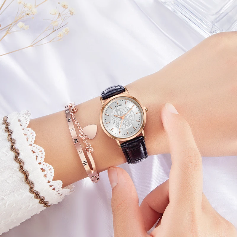 

Wallace Couple Classic Male And One Female Waterproof Glow Quartz Watch