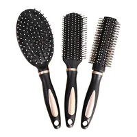 Peigne antistatique à coussin d'air en plastique, brosse de massage antistatique pour cheveux, soin pratique SPA, masseur de tête, peigne domestique pour cheveux bouclés 5