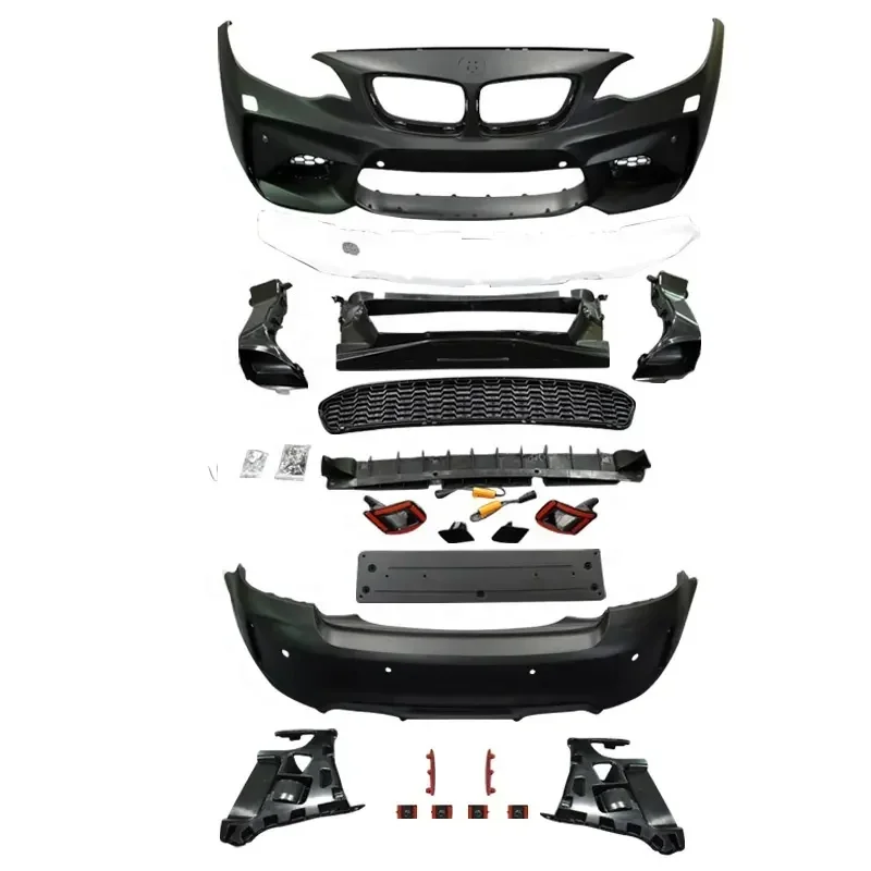 

New Style Front Bumper Rear Bumper Side Skirts Body Kit M2 Style for 2 Series F22 F23 2014-2019 Car Bumpers