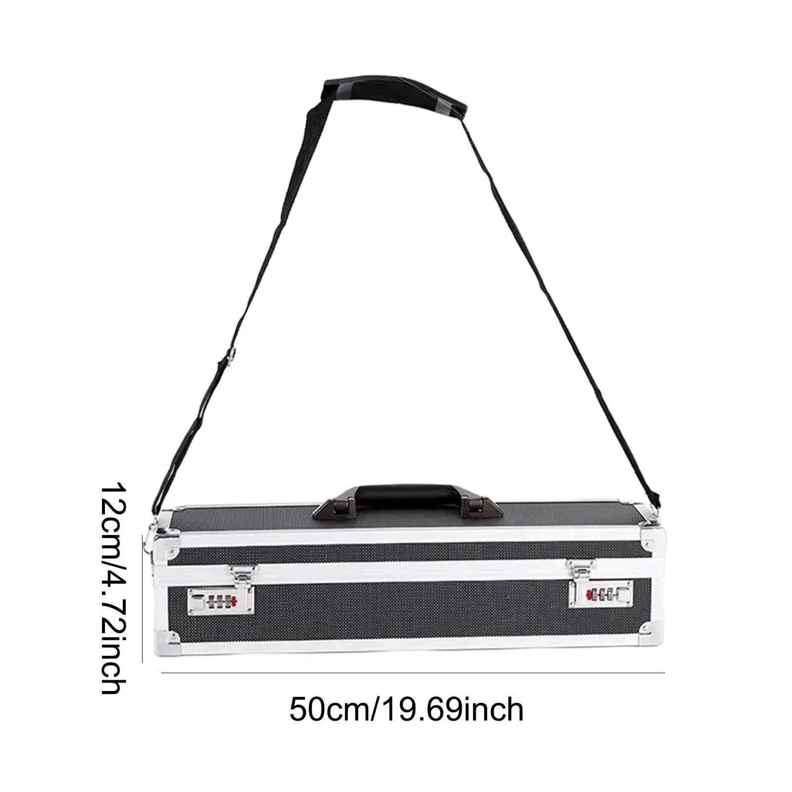 Knife Storage Box Carrying Case 50x12x12cm/20x4.7x4.7inch with Password Lock tool case,storage case