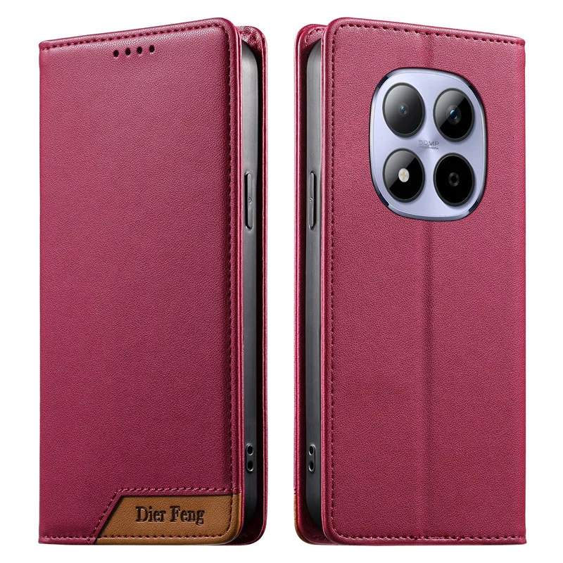 Leather Flip Wallet Phone Case - Magnetic Closure, Multi-Model Design