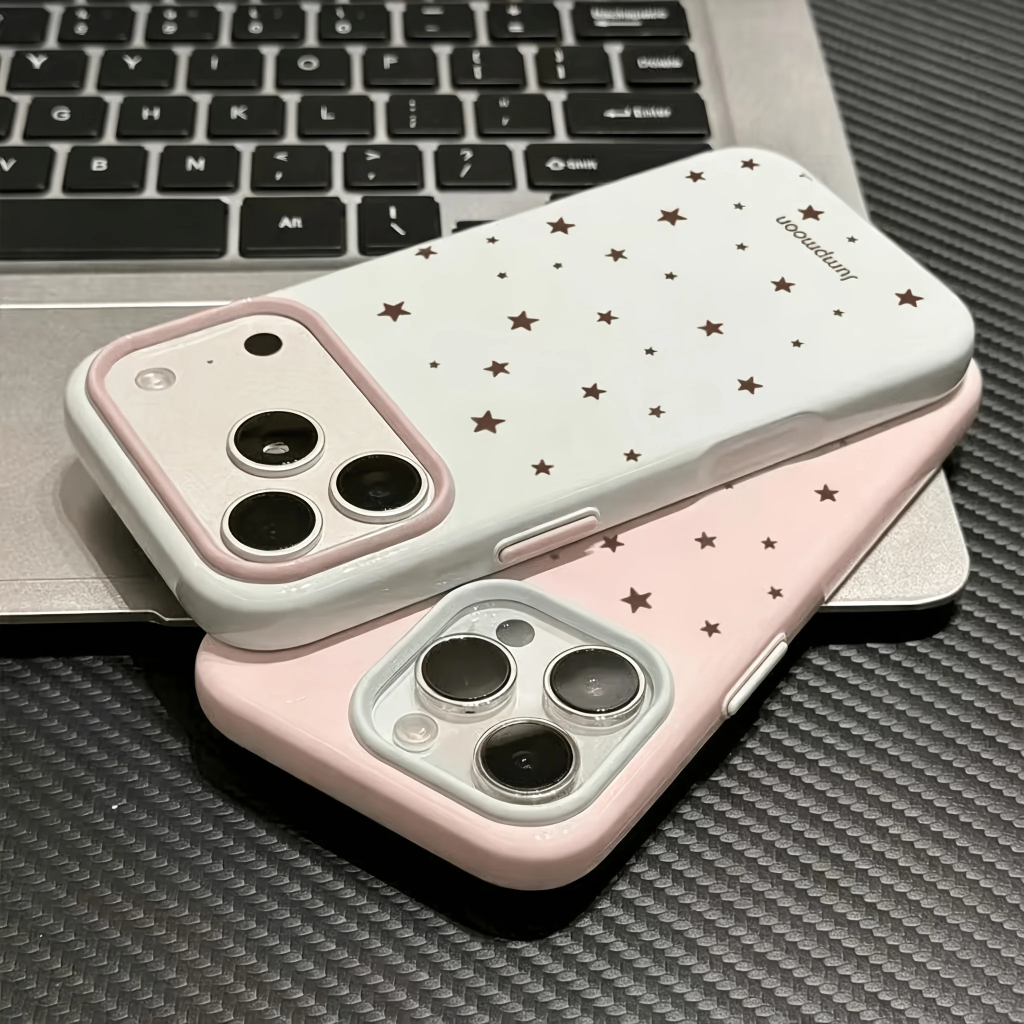 Korean Shiny Star TPU Phone Case - Sleek & Protective Design