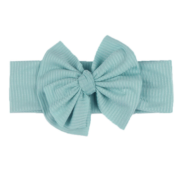 Soft Big Bowknot Baby Headband for Newborn Infant Turban Wide Bow Headwrap Girl Elastic Nylon Baby Hair Accessories