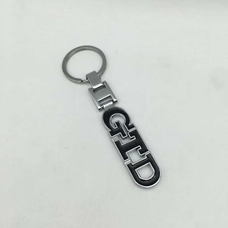 1pcs 3D 금속 GTD 자동차 키 링 엠블럼 키 체인 키 체인 키링 배지 데칼 스타일링 액세서리