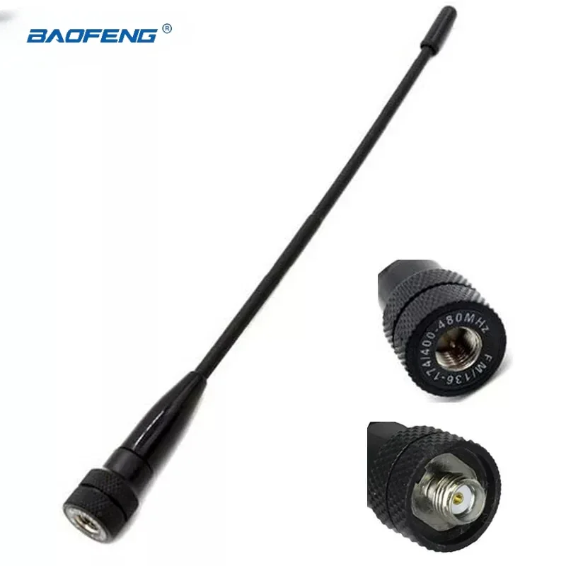 

669C SMA Male/Female Dual Band VHF/UHF Antenna For Yaesu VX-3R BaoFeng UV-5R TYT TH-UVF8D UVF9 Kenwood TK370 BaoFeng accessory