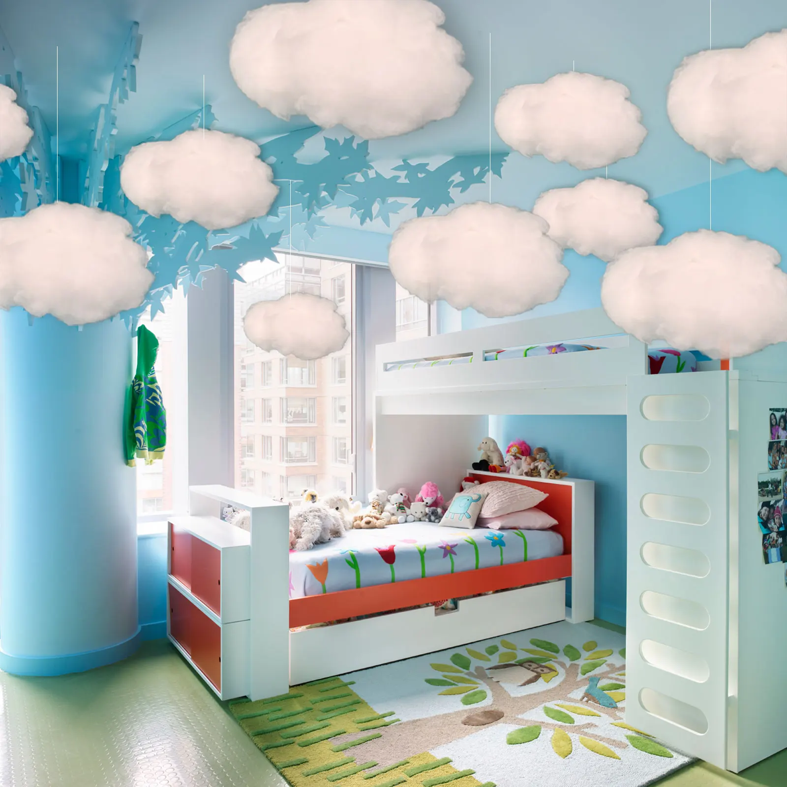 14 Pcs Artificial Cloud Props Cloud Ceiling Decor Clouds for Decoration  with Paper Raindrop Decorations for DIY Decorative Hanging Ornament Home  Wall