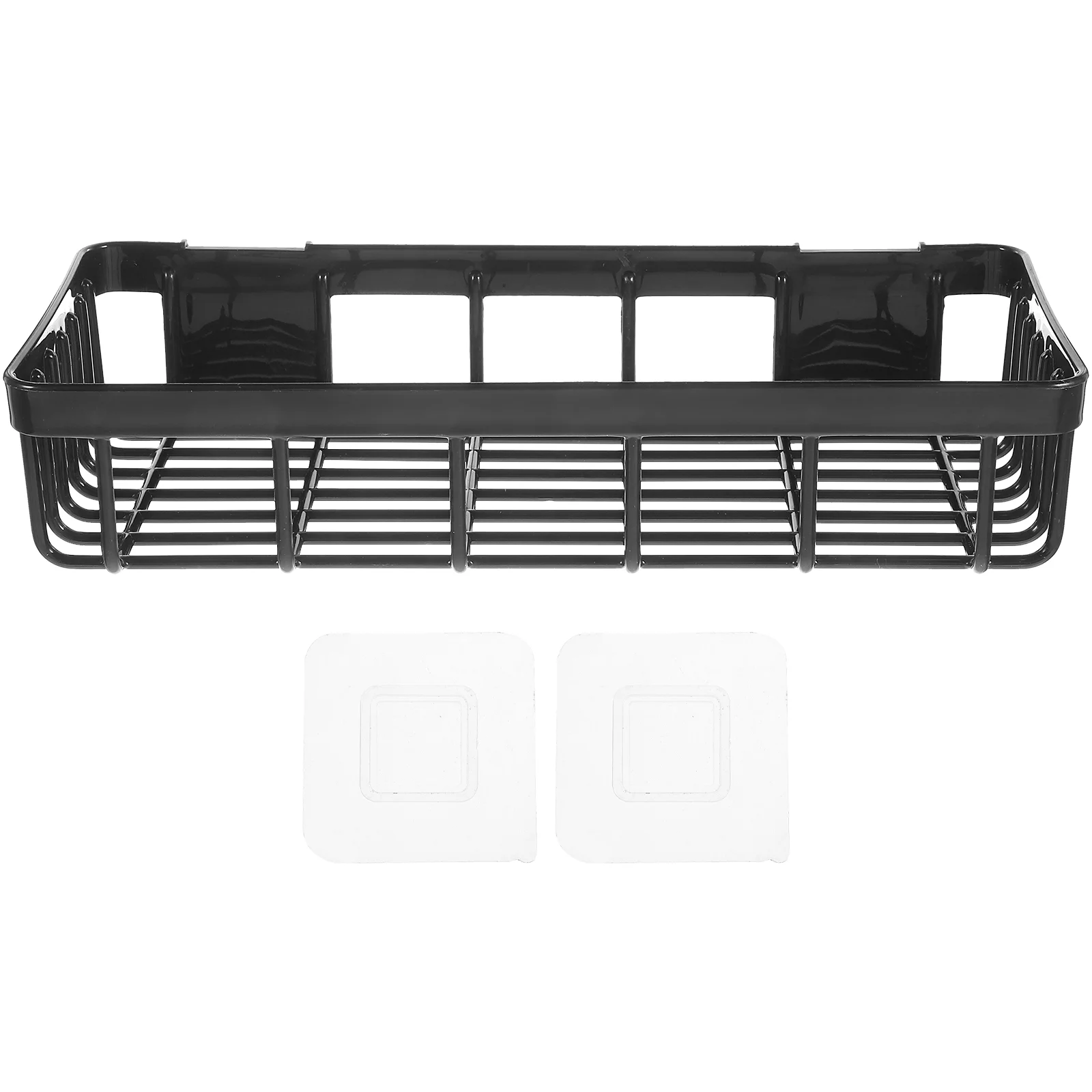 

Bathroom Gadget Decorative Storage Stands Shelf Wall Rack Shampoo Holder Plastic Wall-mounted