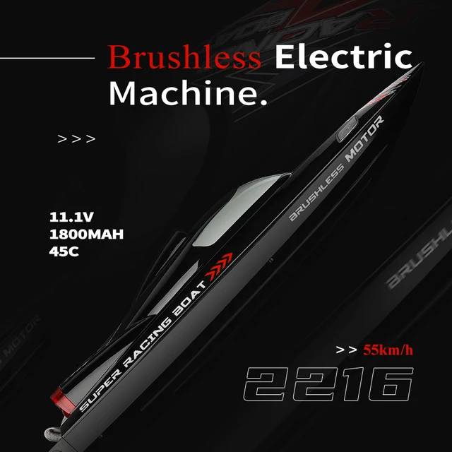 WLtoys WL916 WL915-A RC Boat 2.4Ghz 55KM/H Brushless High Speed Racing Boat Model Remote Control Speedboat Children RC Toys 4