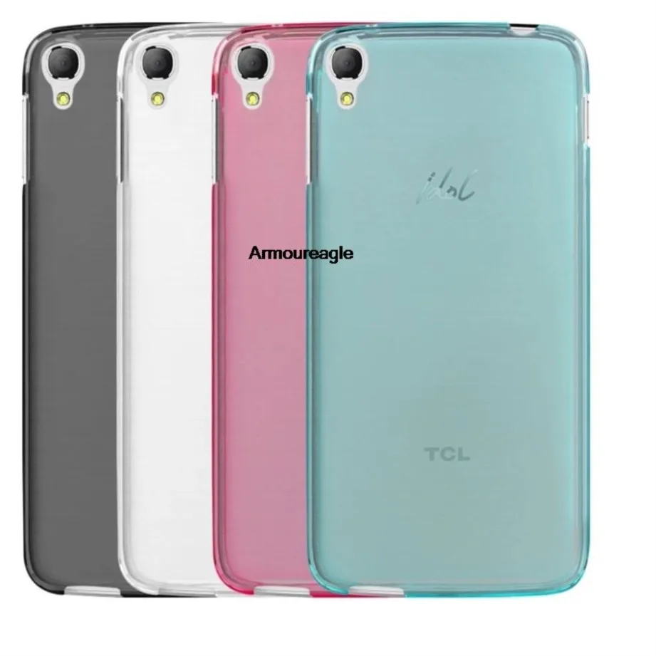 Luxury Soft Tpu Gel Cover Funda Case Skin Guard Cover On Per Alcatel Onetouch Idol 3 5.5 Pollici Telefono 6045 6045Y 6045K Saver