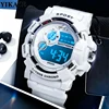 YIKAZE Kids Watches Fashion Luminous Waterproof Alarm Clock  Watches Boys and Girls Student Smart Electronic Watch Gift 1