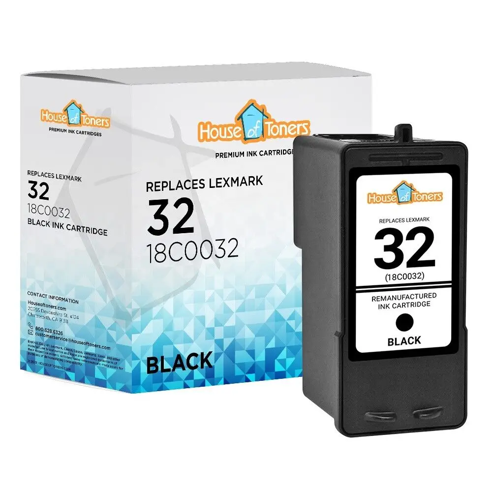 #32 Black Ink Cartridges (18C0032) For Lexmark P4350 Printer