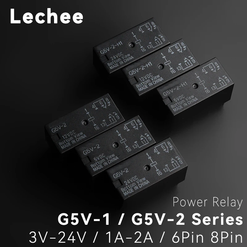 2-Piece Set: Versatile Low Signal Relay with Multiple Voltage Options