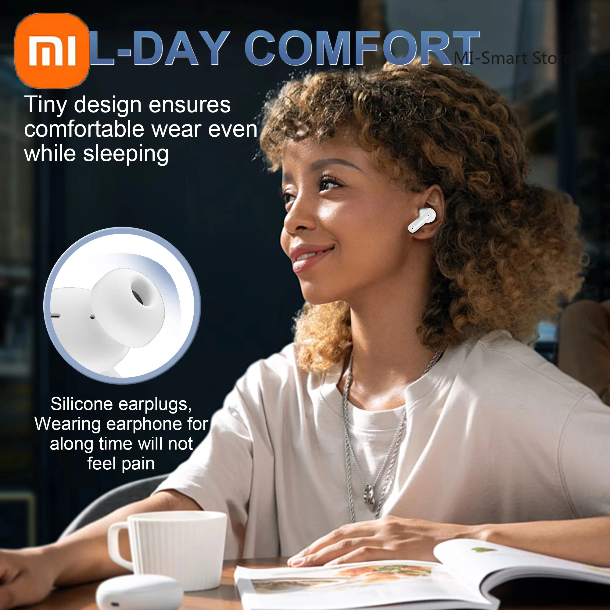 Xiaomi Wireless Bluetooth Earphones Comfortable Wear Digital Display Screen Zero Delay Gaming Earphones In ear Headphones